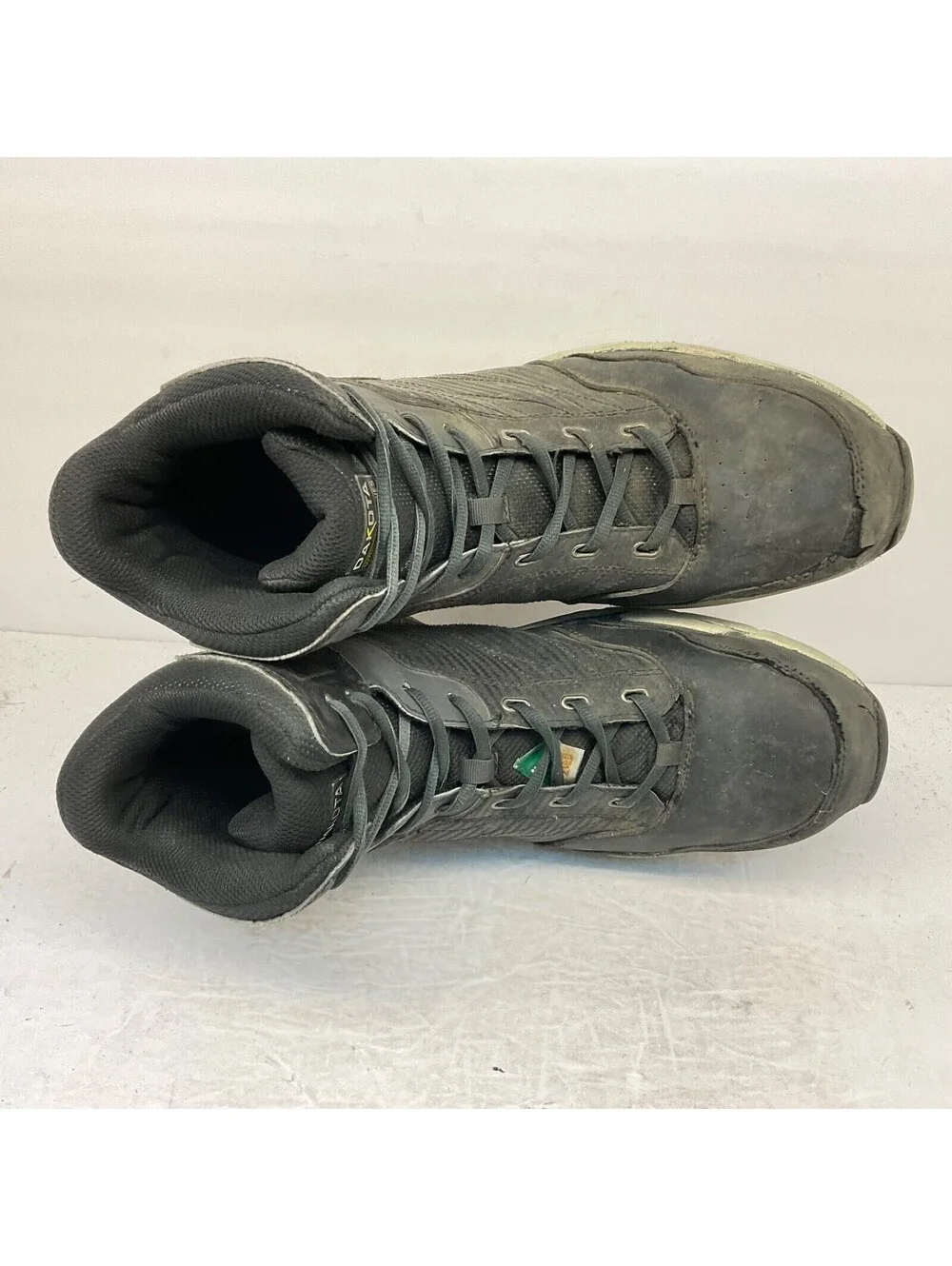 Dakota Men's 3617 Mid-Cut Quad Lite Steel Toe Steel Plate Shoes Black Size 12M